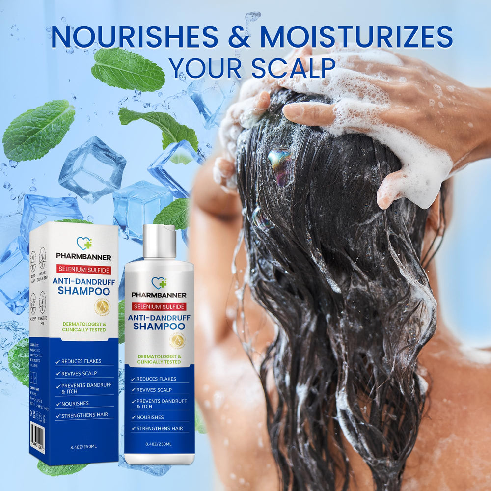 PHARMBANNER color-safe haircare label appeals to color-treated hair users.