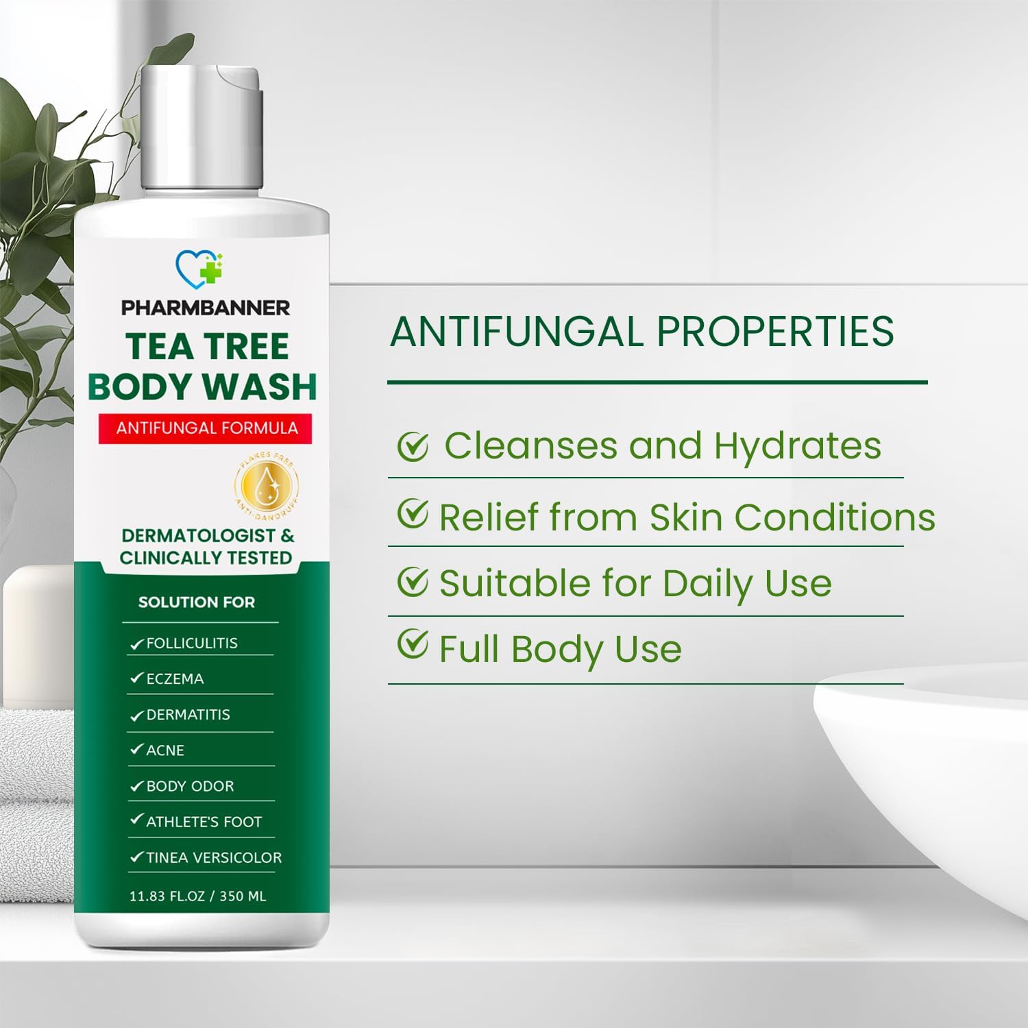 PHARMBANNER Tea Tree fragrance drops evoke refreshing cleansing experience
