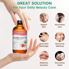 PHATOIL aceite de rosa mosqueta para gua-sha facial suave.