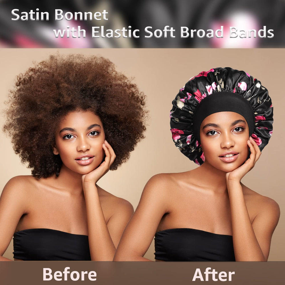PHILIGHTS bonete satén para cabello rizado ayuda a mantener rizos definidos.