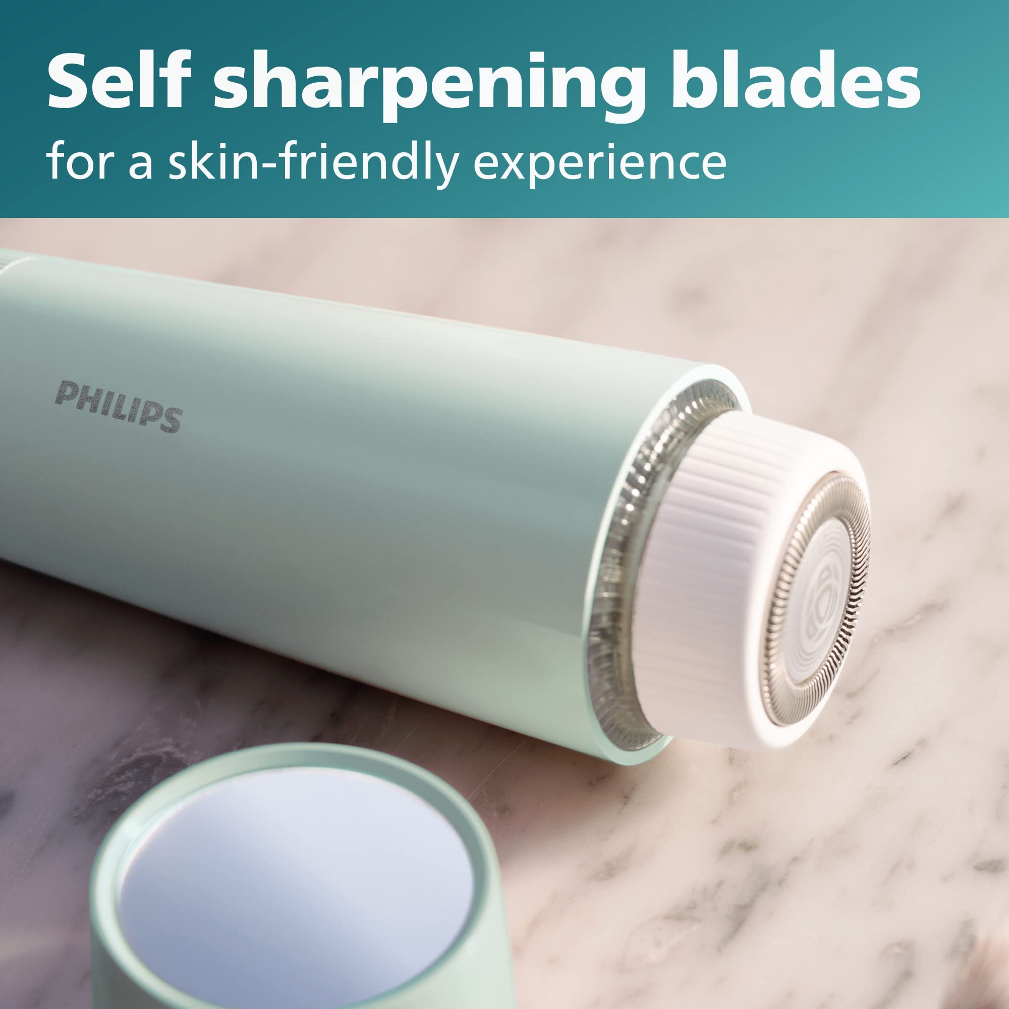 Philips Beauty Series 5000 built in mirror and LED light for precise grooming