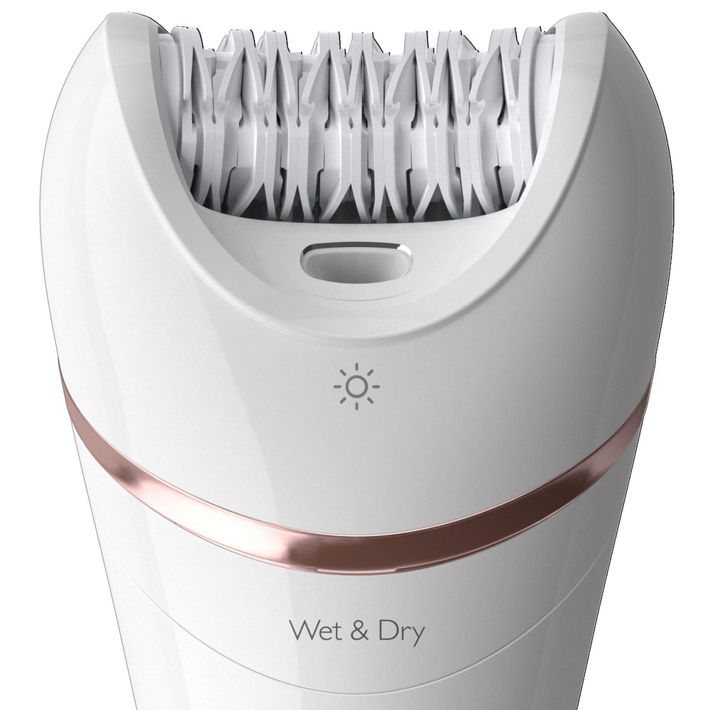 Philips Epilator Series 8000 BRE720/14 optimal contact cap ensures consistent removal