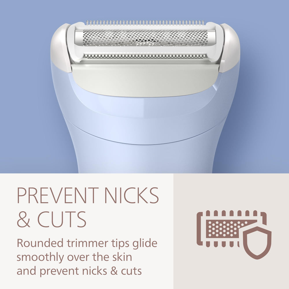 Philips Lady Shaver Series 6000 80-minute runtime for long cordless sessions