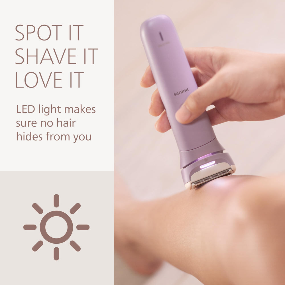 Diamond‑shaped foil openings deliver efficient hair removal in one pass.