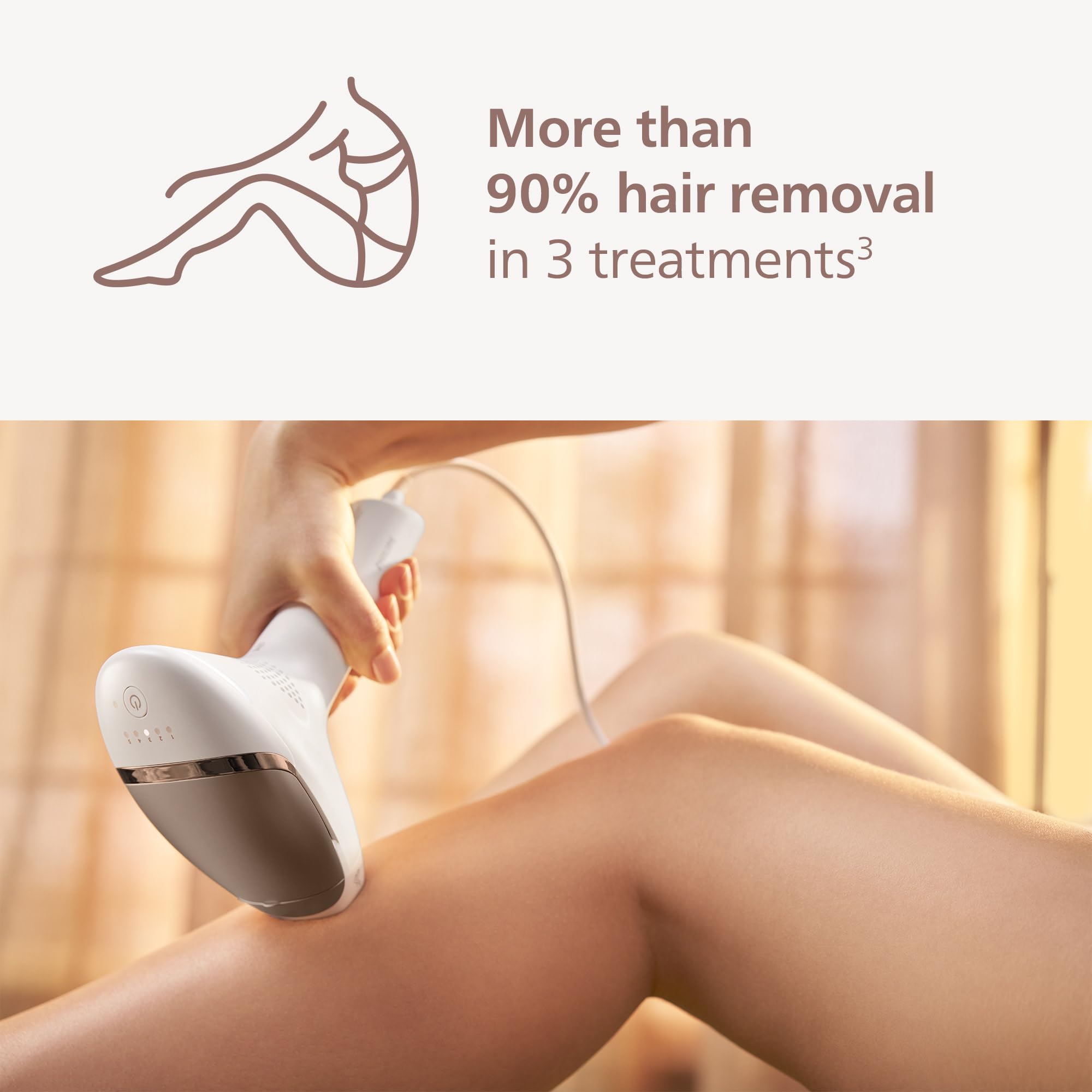 Philips Lumea 9000 bikini attachment designed for sensitive areas