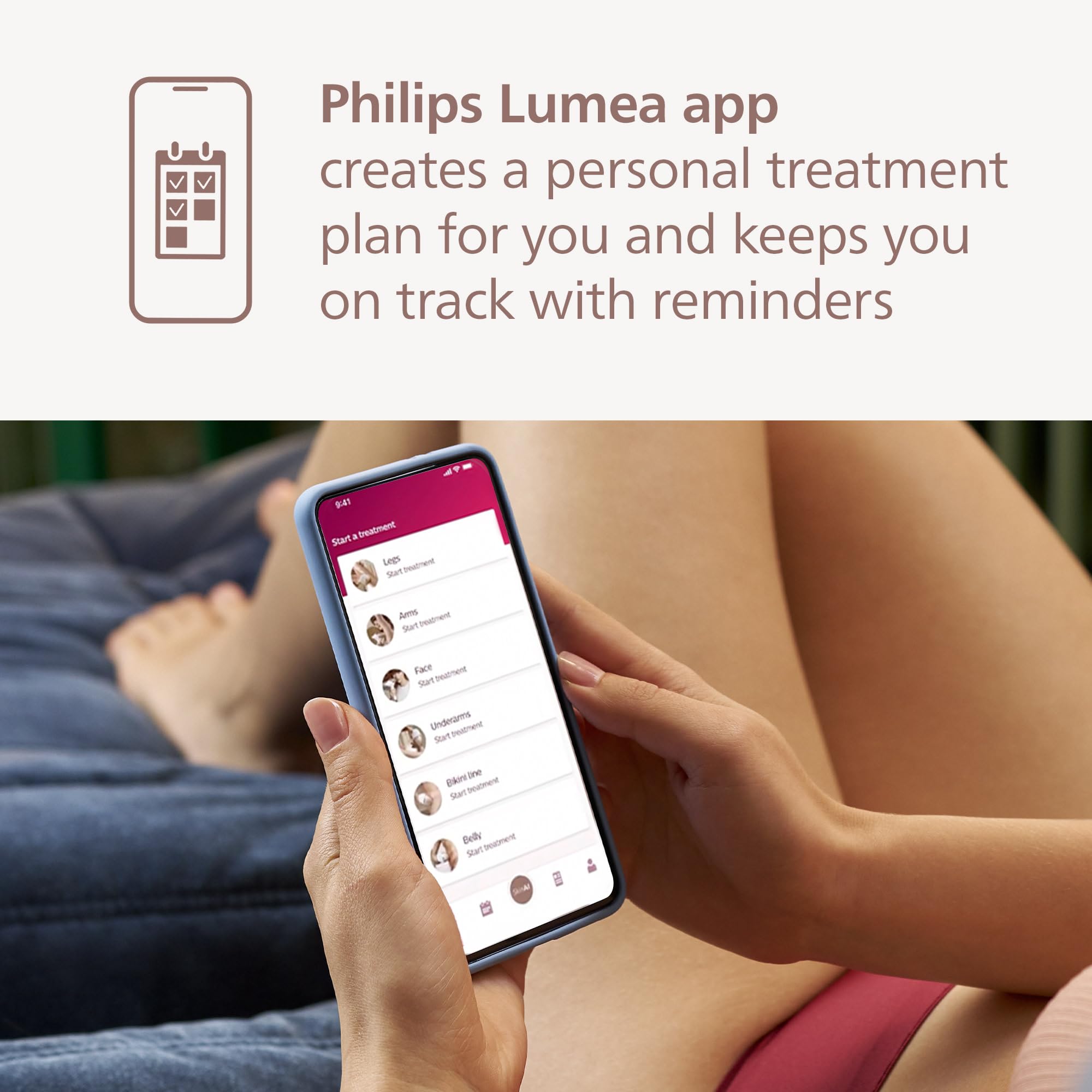 Philips Lumea 9000 light pulse technology close-up