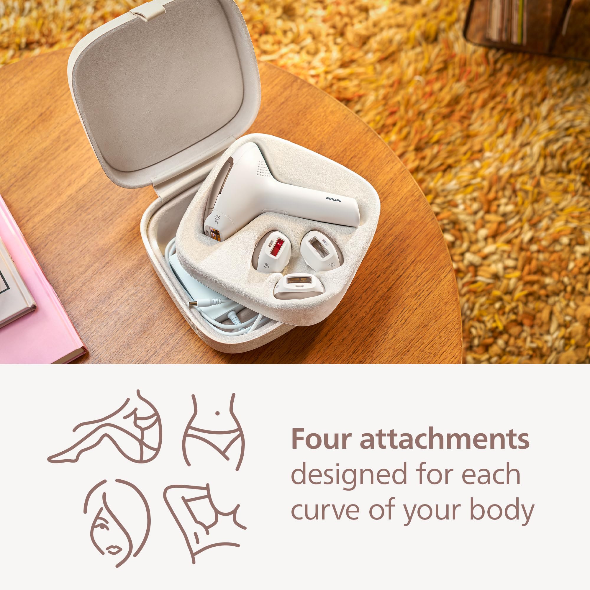 Philips Lumea 9000 product box and accessories