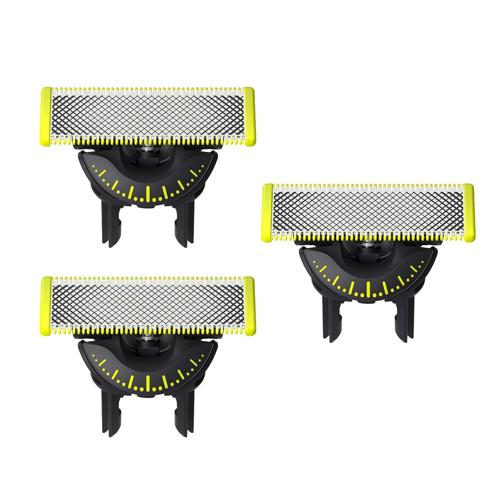 Philips OneBlade 360 blade flex follows contours for comfortable shaving.