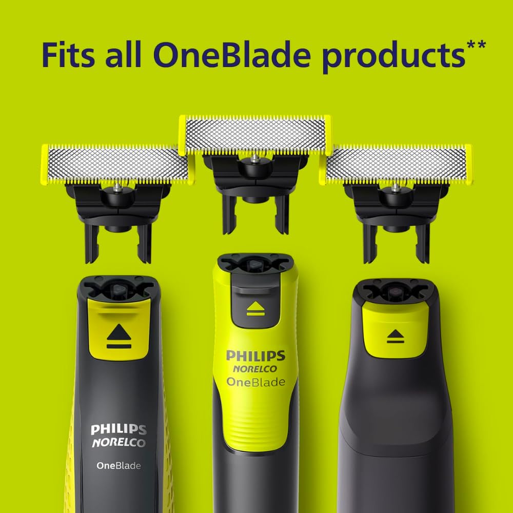 Philips OneBlade QP240/50 blades side-view showing compact profile
