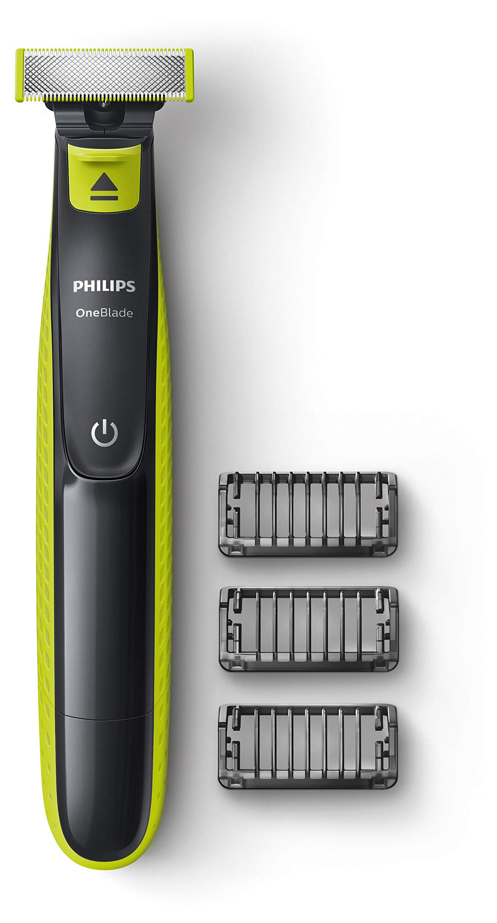 Philips OneBlade QP2520 compact design for easy travel grooming.