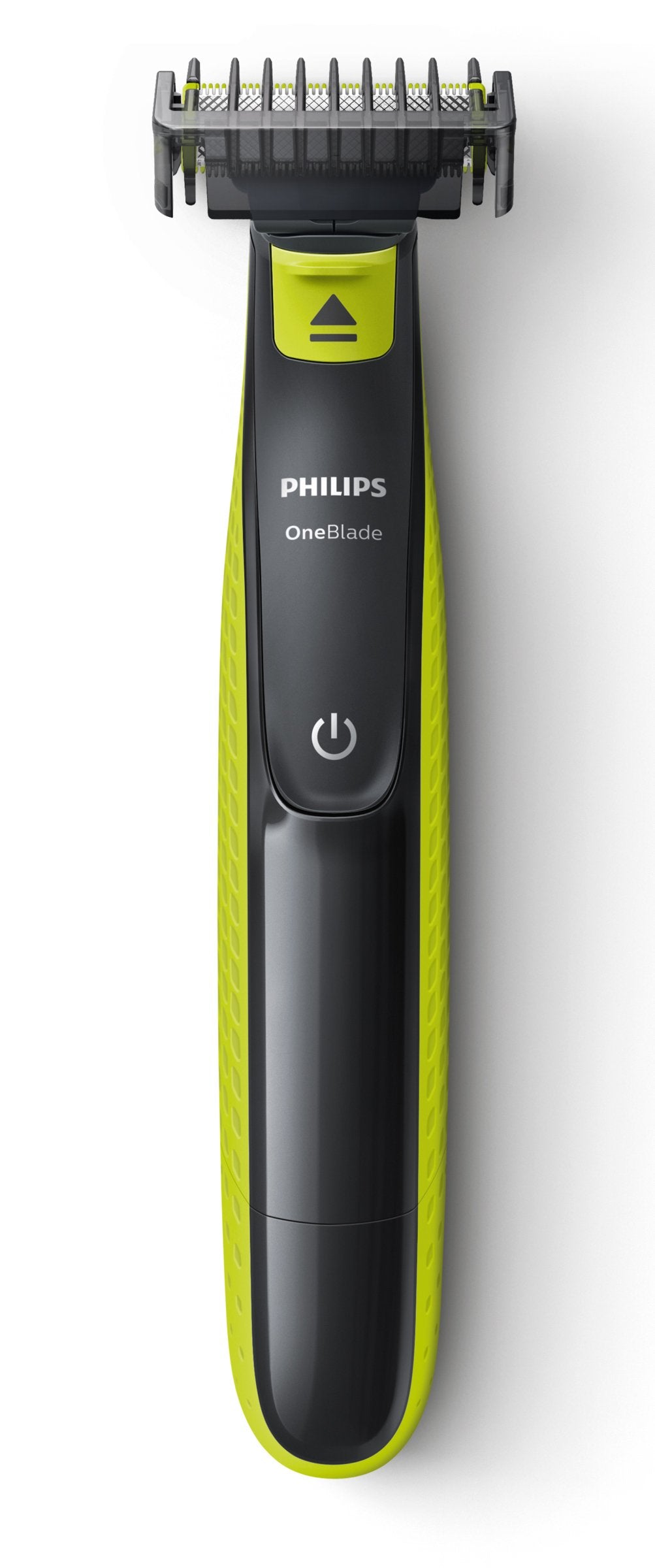 Philips OneBlade QP2520 dual-cut technology for precise trimming.