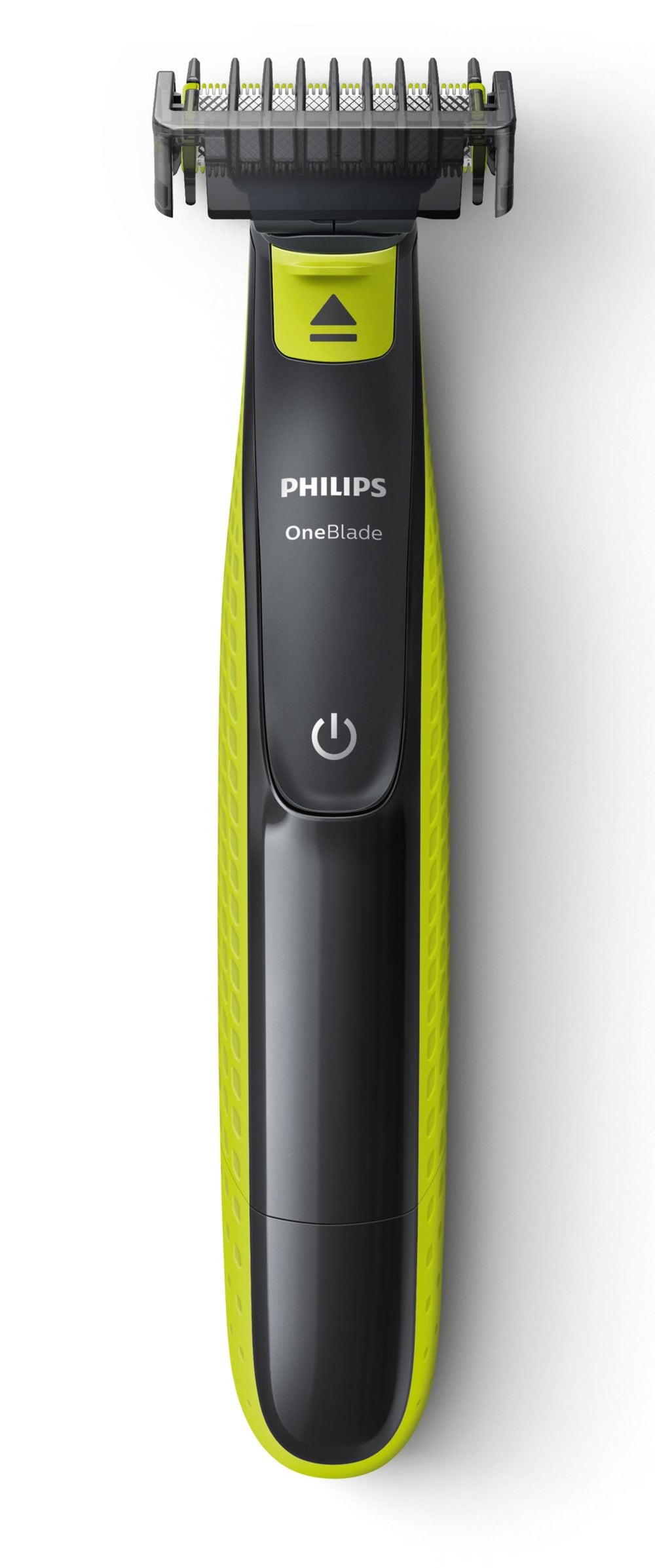 Philips OneBlade QP2520 dual-cut technology for precise trimming.