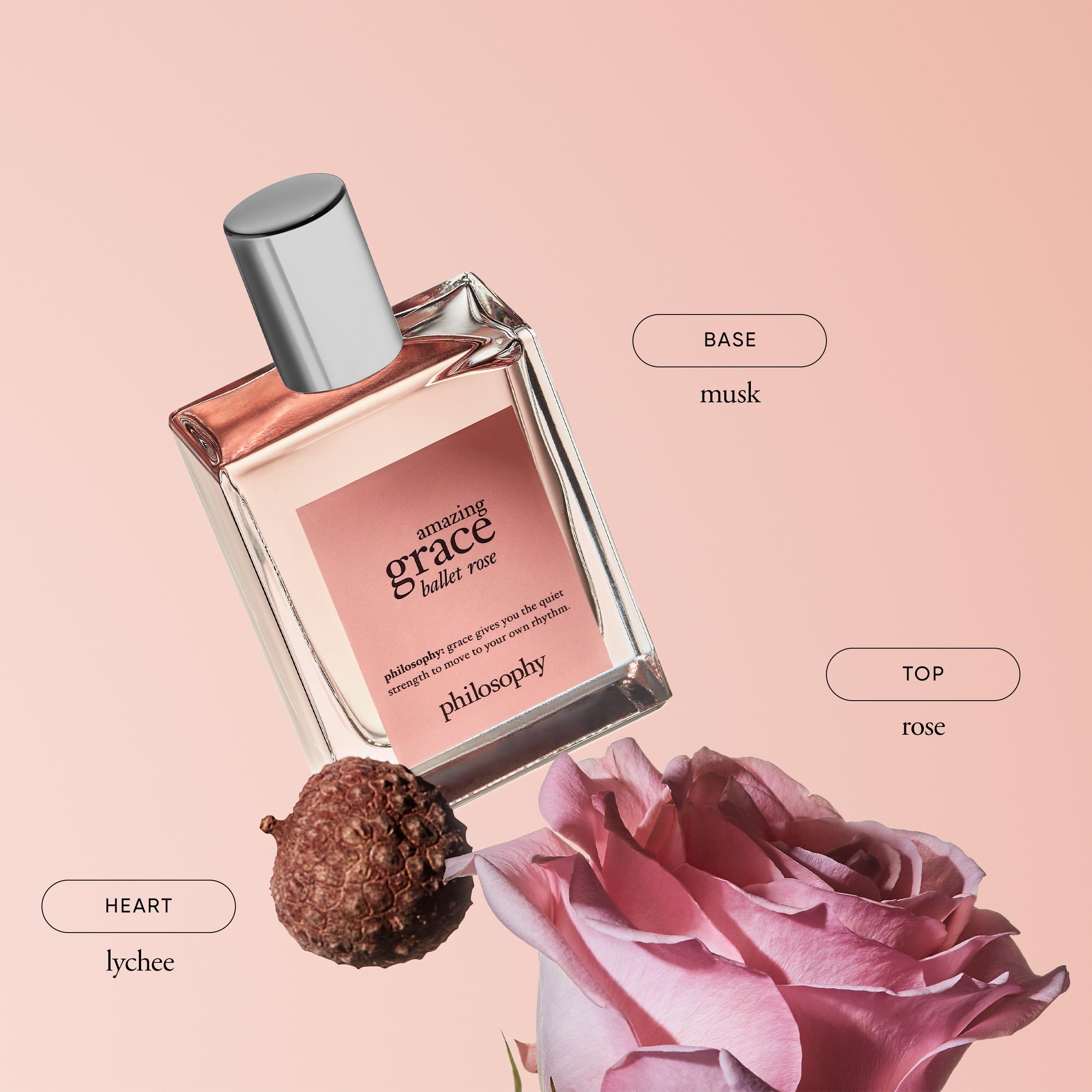 Close-up of rose notes representing the heart of the fragrance, perfect for romantic evenings.