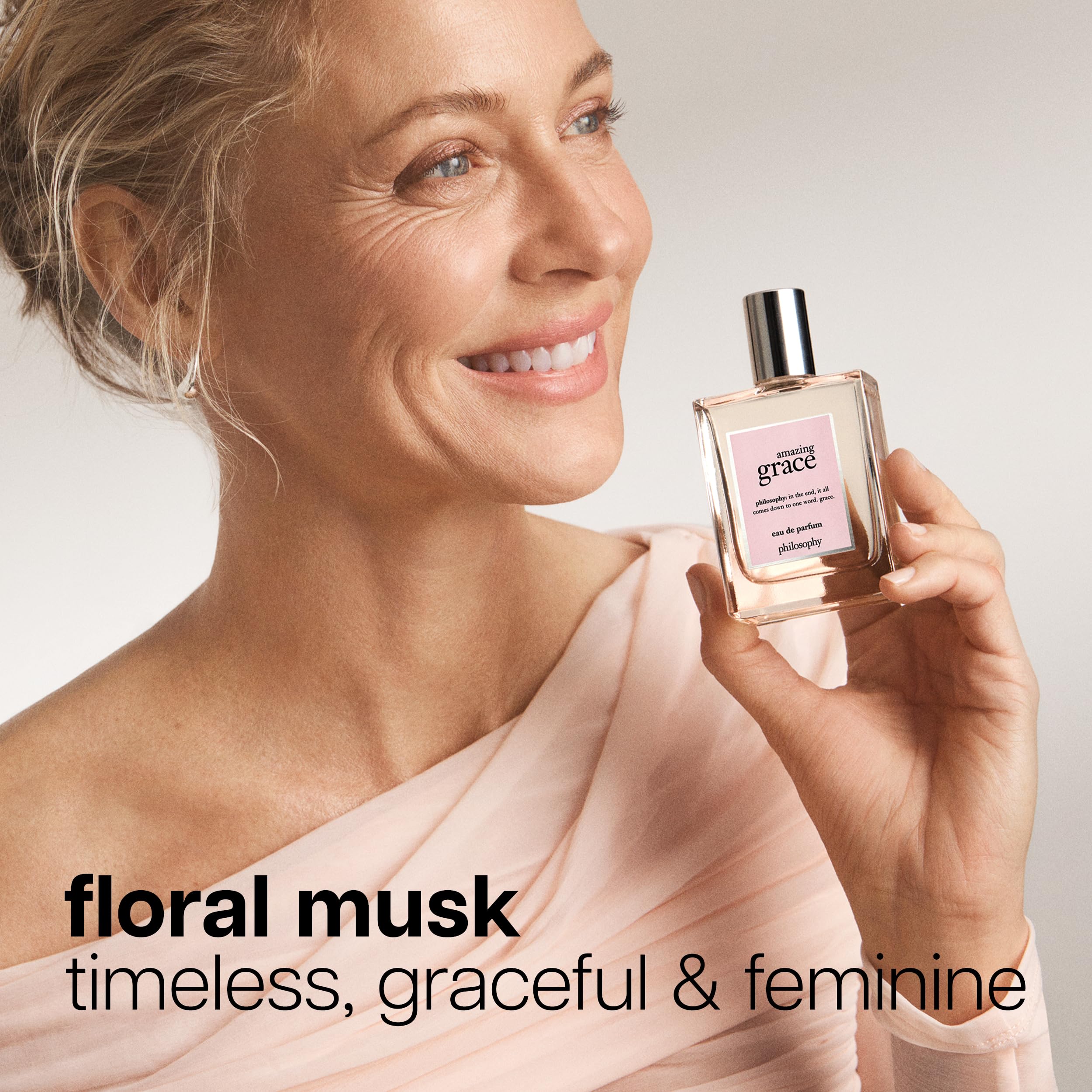 philosophy Amazing Grace bottle side profile for everyday use