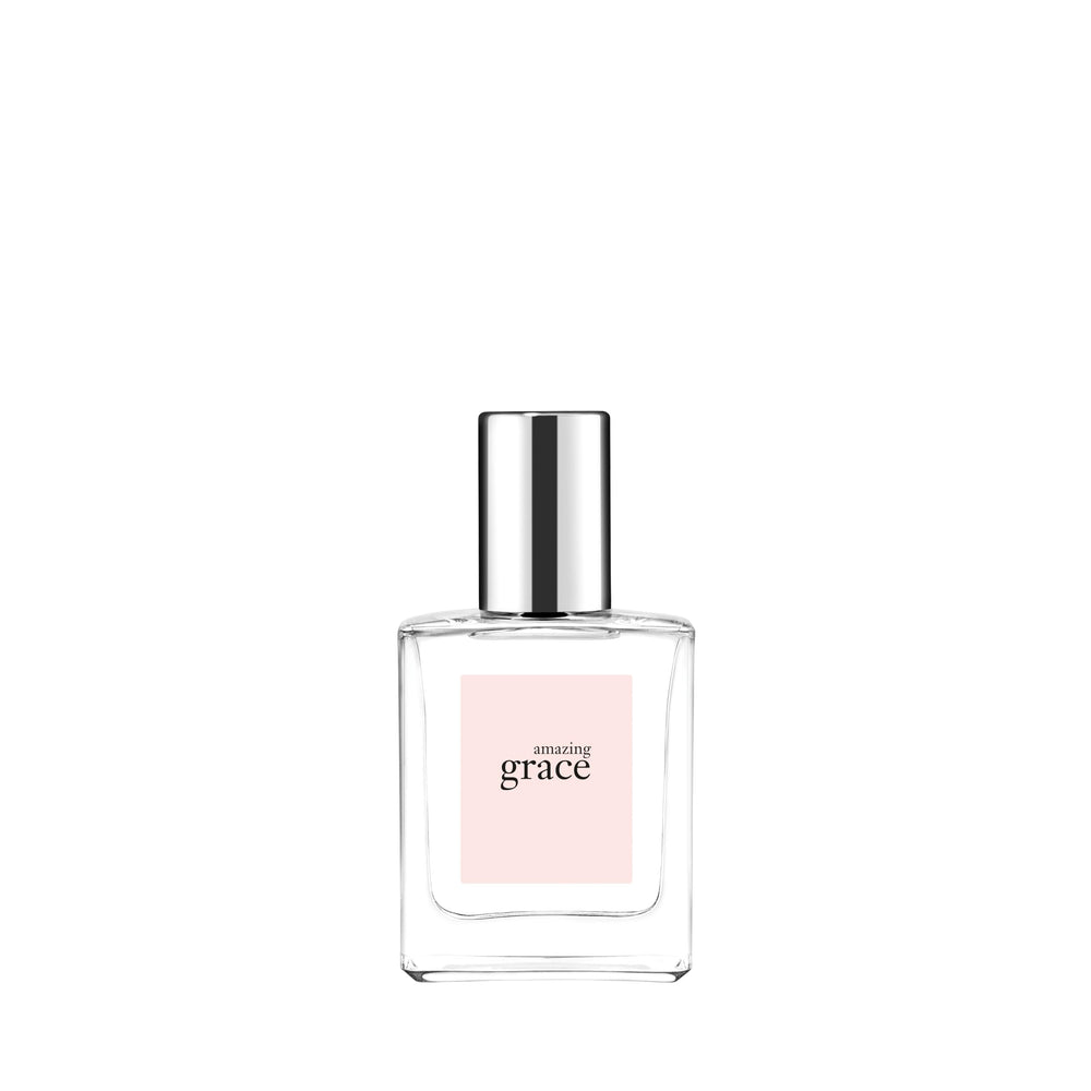 Philosophy Amazing Grace eau de toilette bottle close-up for everyday elegance.