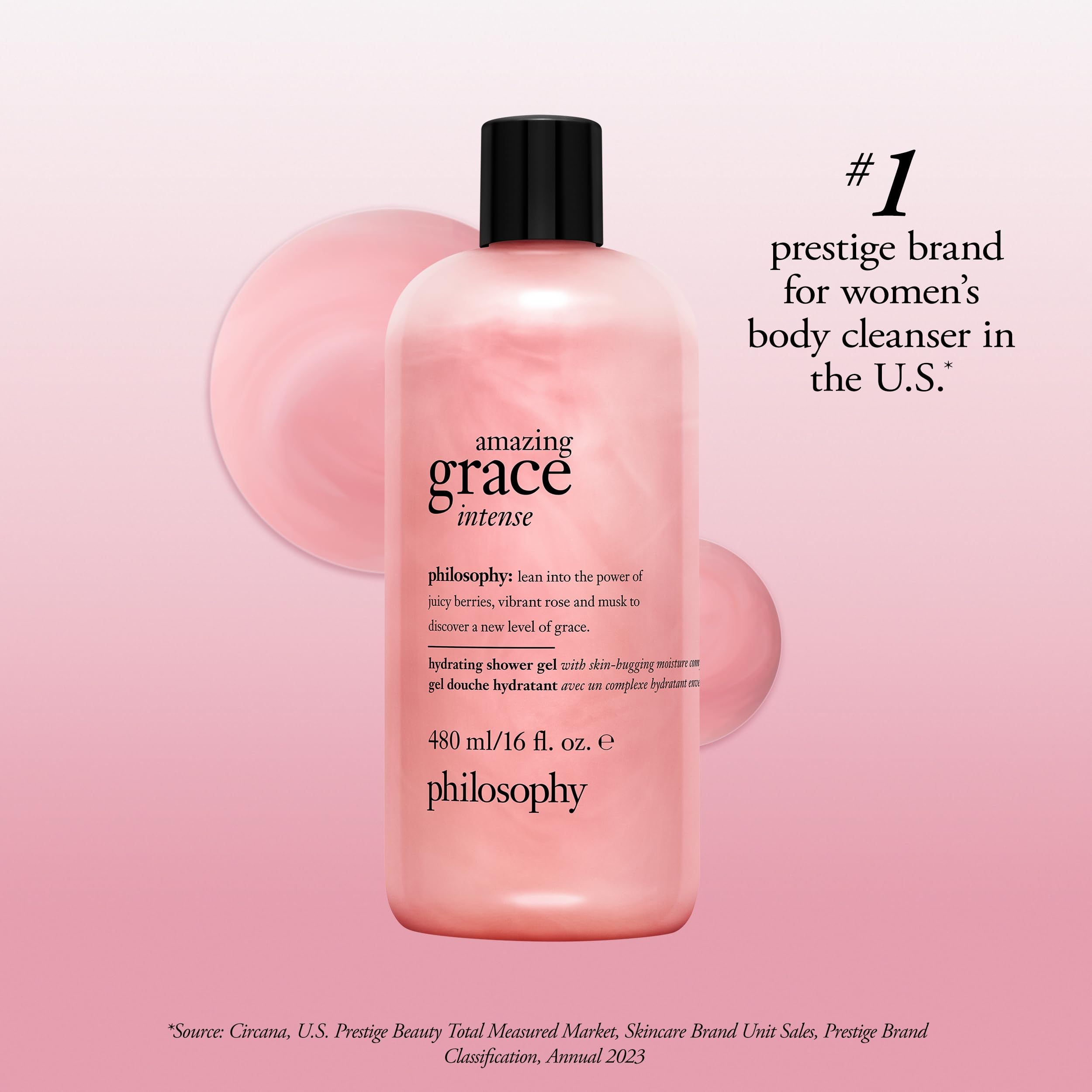 Philosophy Amazing Grace shower gel in daily self-care routine