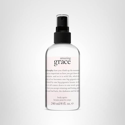 Philosophy Amazing Grace packaging card front highlighting aroma and product benefits