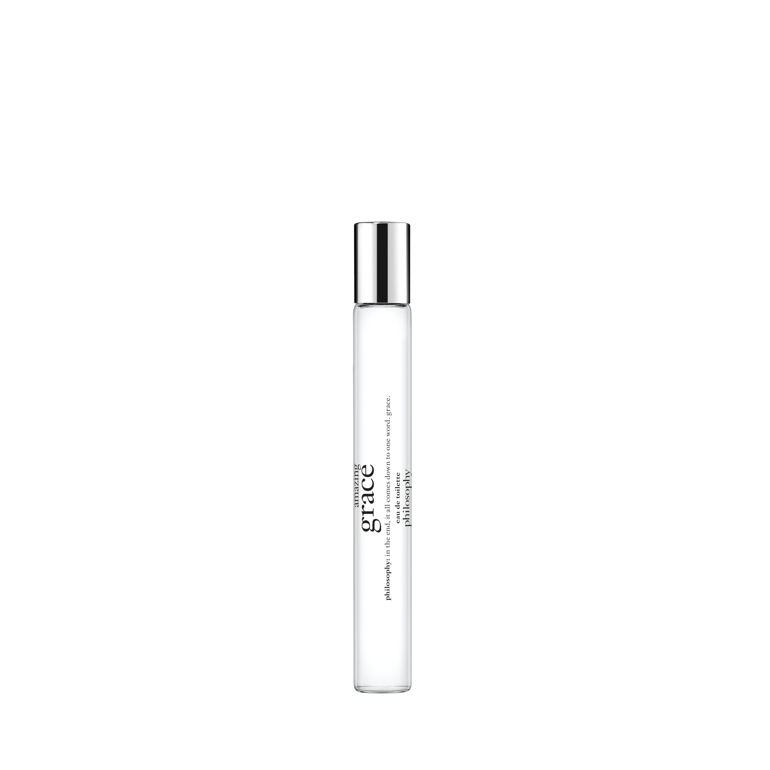 Philosophy Amazing Grace rollerball bottle showing bergamot and floral notes for everyday wear.