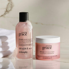 philosophy amazing grace whipped body creme 4oz jar suggesting silky hydration