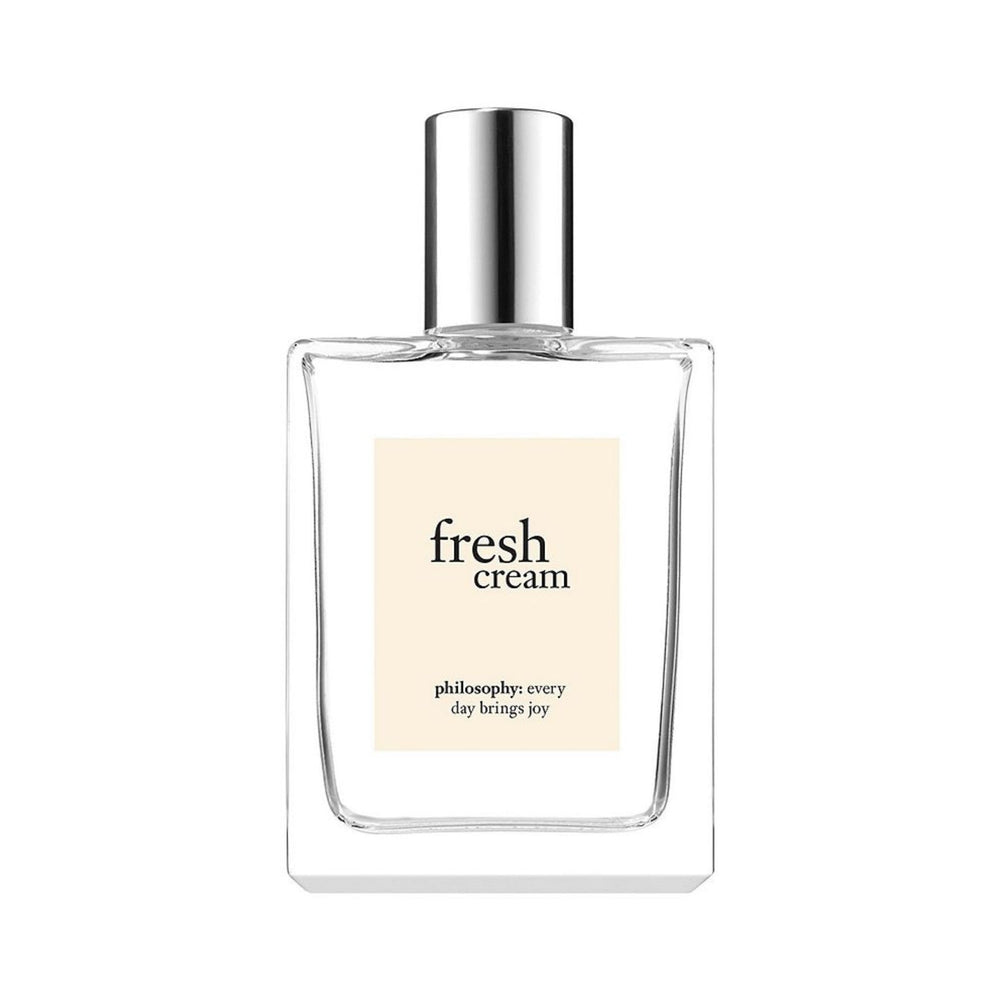 Philosophy Fresh Cream bottle front with vanilla notes for everyday elegance