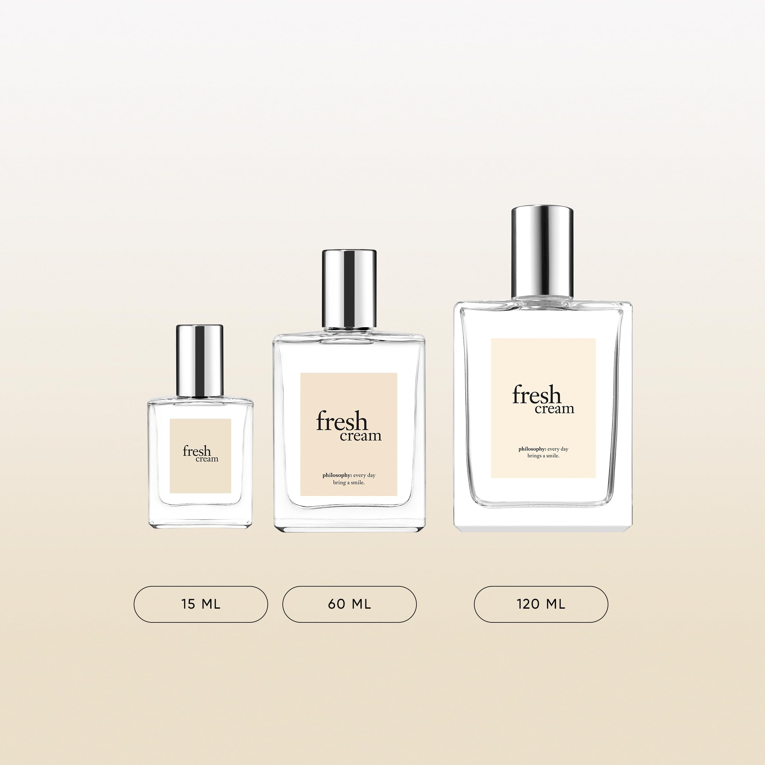 philosophy Fresh Cream packaging box communicates luxury and travel-friendly portability.