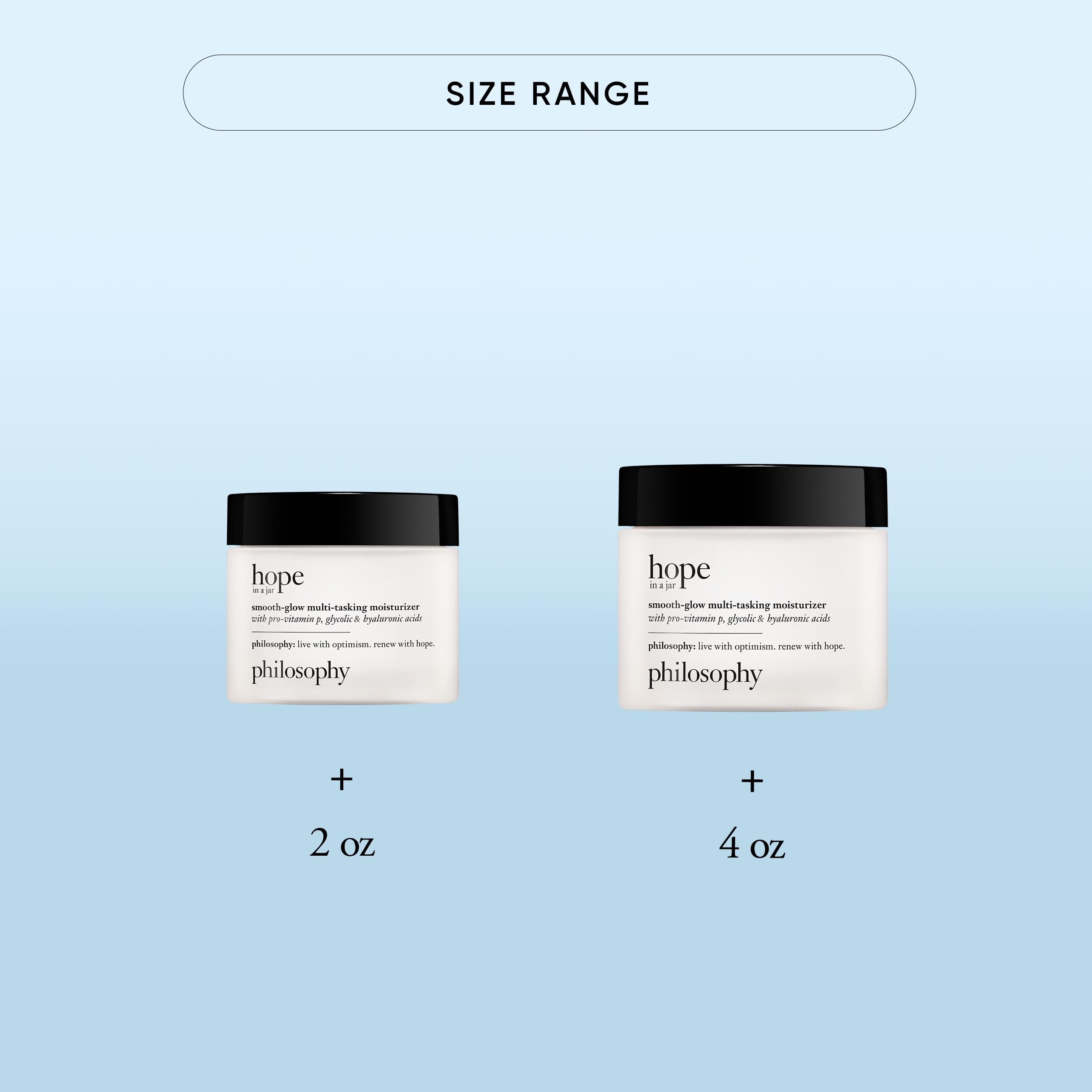 philosophy Hope in a Jar application close-up suggests silky application and quick hydration