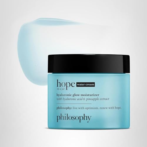 Philosophy Hope in a Jar included in daily hydration routine.