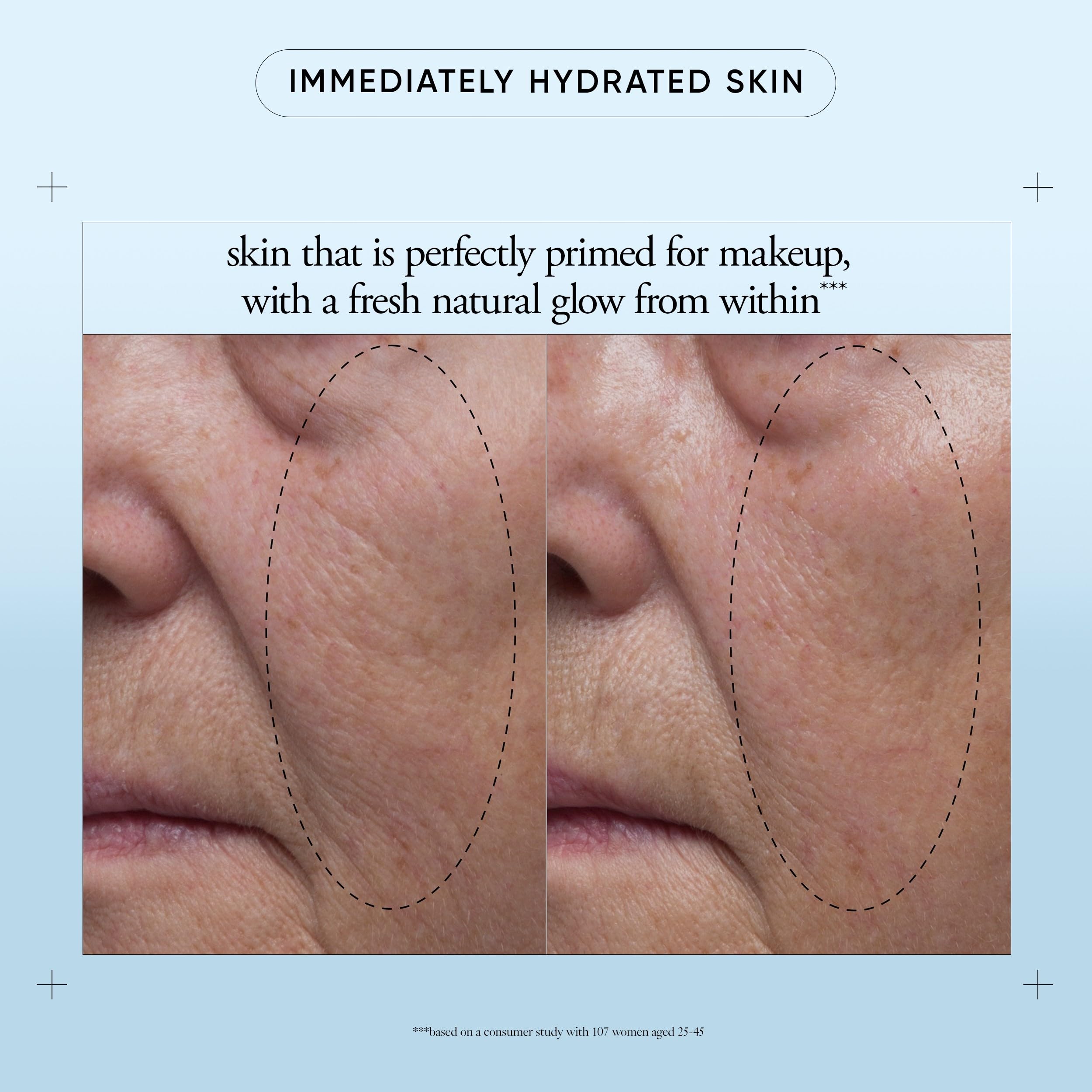 Philosophy Hope in a Jar open jar reveals hyaluronic acid and pineapple extract.