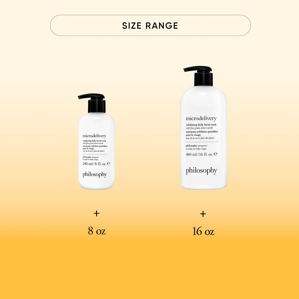 Philosophy Microdelivery exfoliating face wash foamy lather ready for a refreshing cleanse