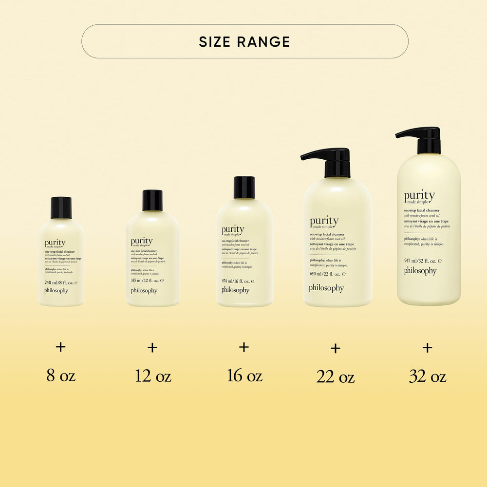Purity Made Simple close-up shows creamy-to-foam texture for effortless use