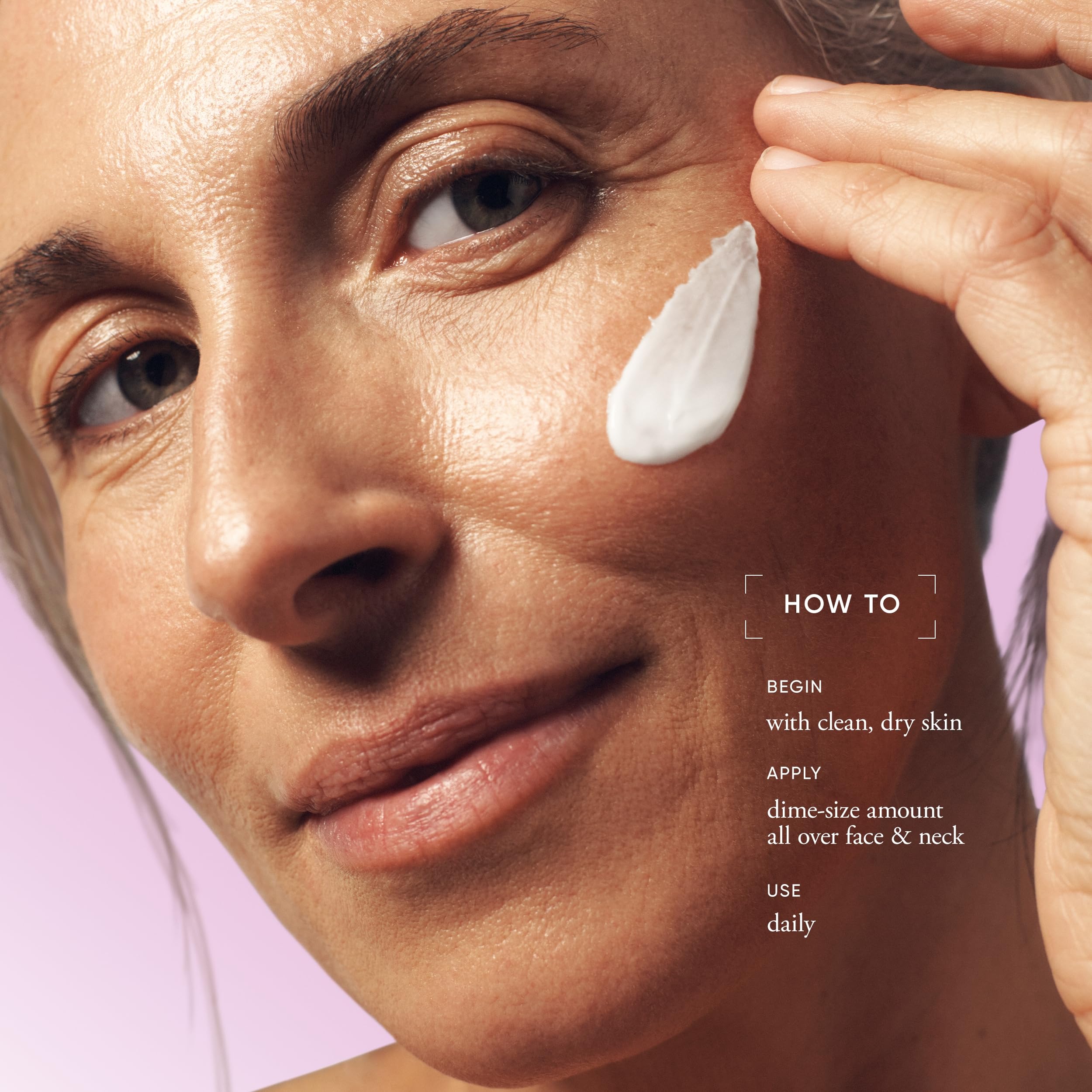 Dispensing pump on Philosophy Ultimate Miracle Worker for easy morning application.