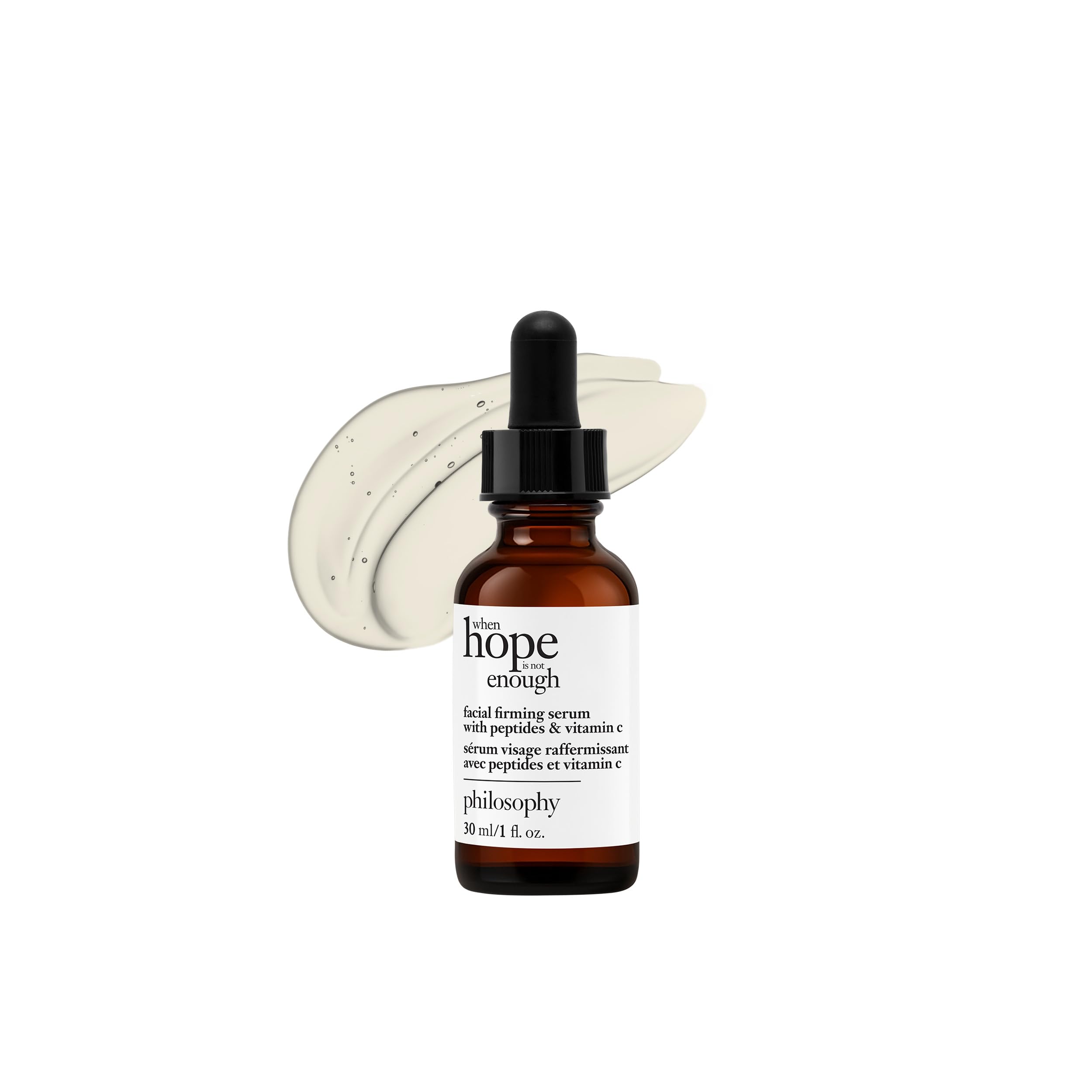 Philosophy When Hope Is Not Enough serum bottle with vitamin C for brightness