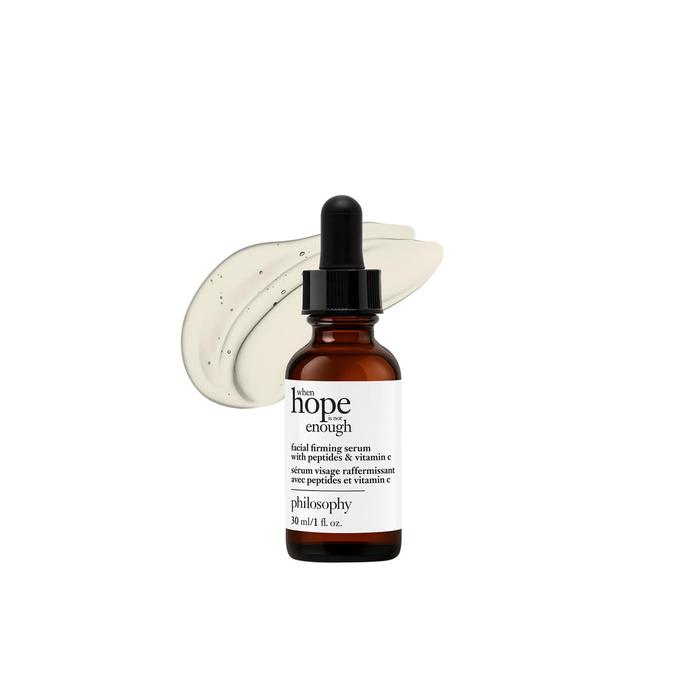 Philosophy When Hope Is Not Enough serum bottle with vitamin C for brightness