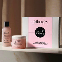 philosophy gift set duo visual showing two products for spa-like routine