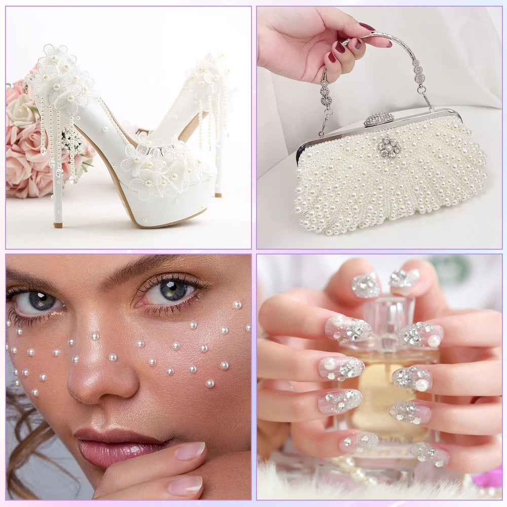 Phinus perlas para DIY, decoraciones y accesorios con acabado brillante.