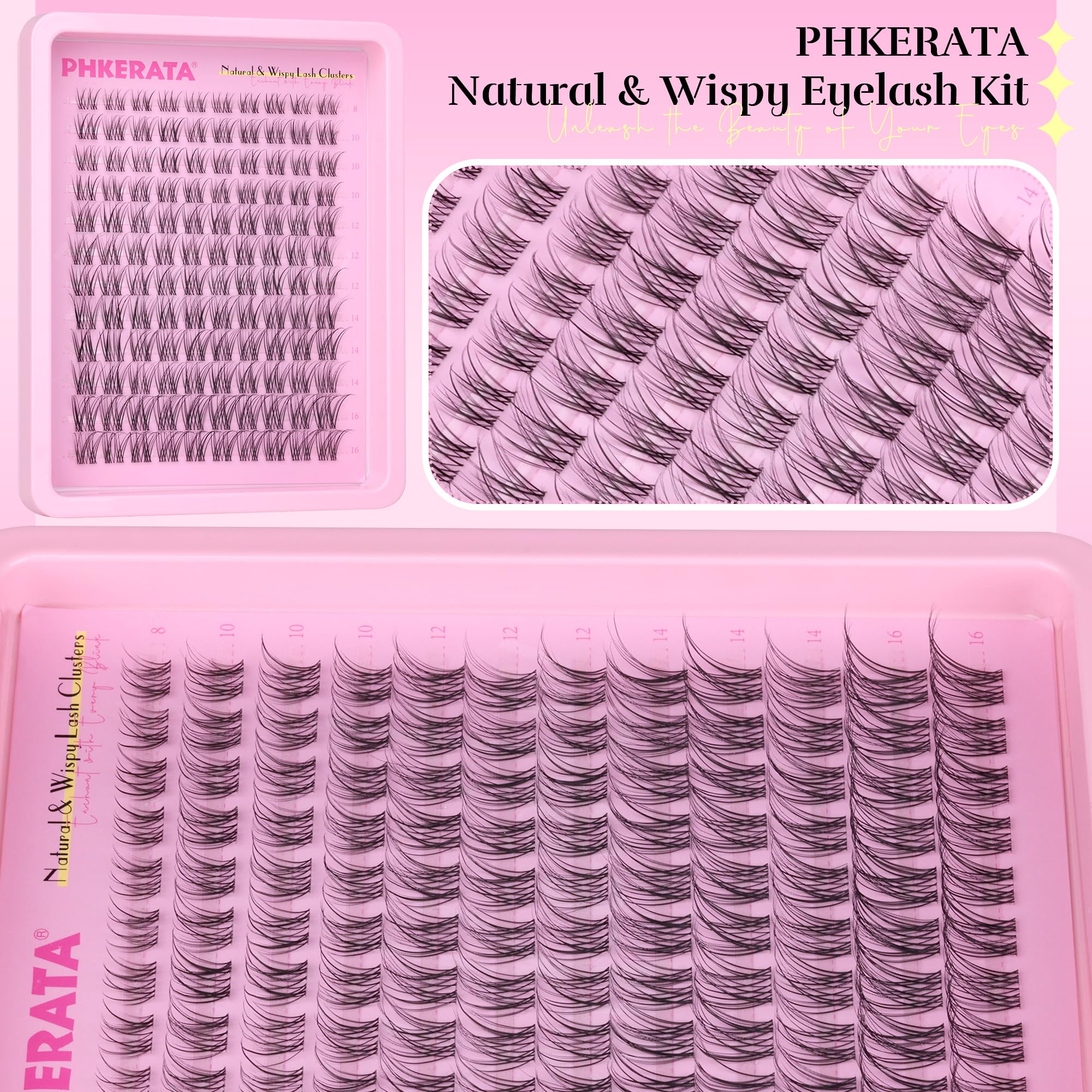 PHKERATA DIY lash-extension kit for at-home lash styling