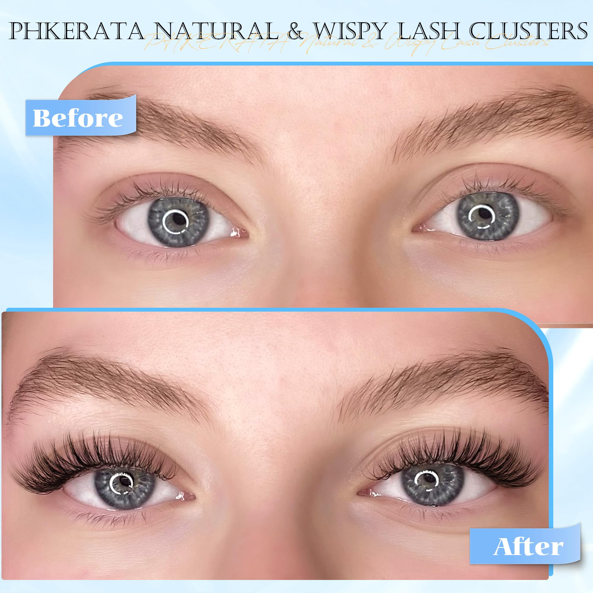 PHKERATA DIY lash extensions setup enables easy at-home styling.