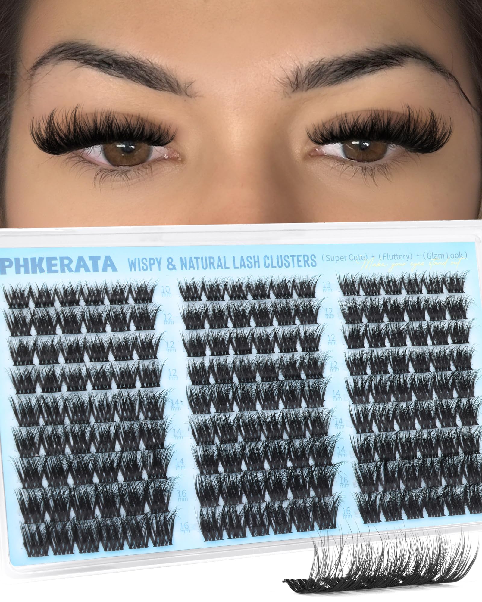 PHKERATA versatile clusters for daily or evening styles.