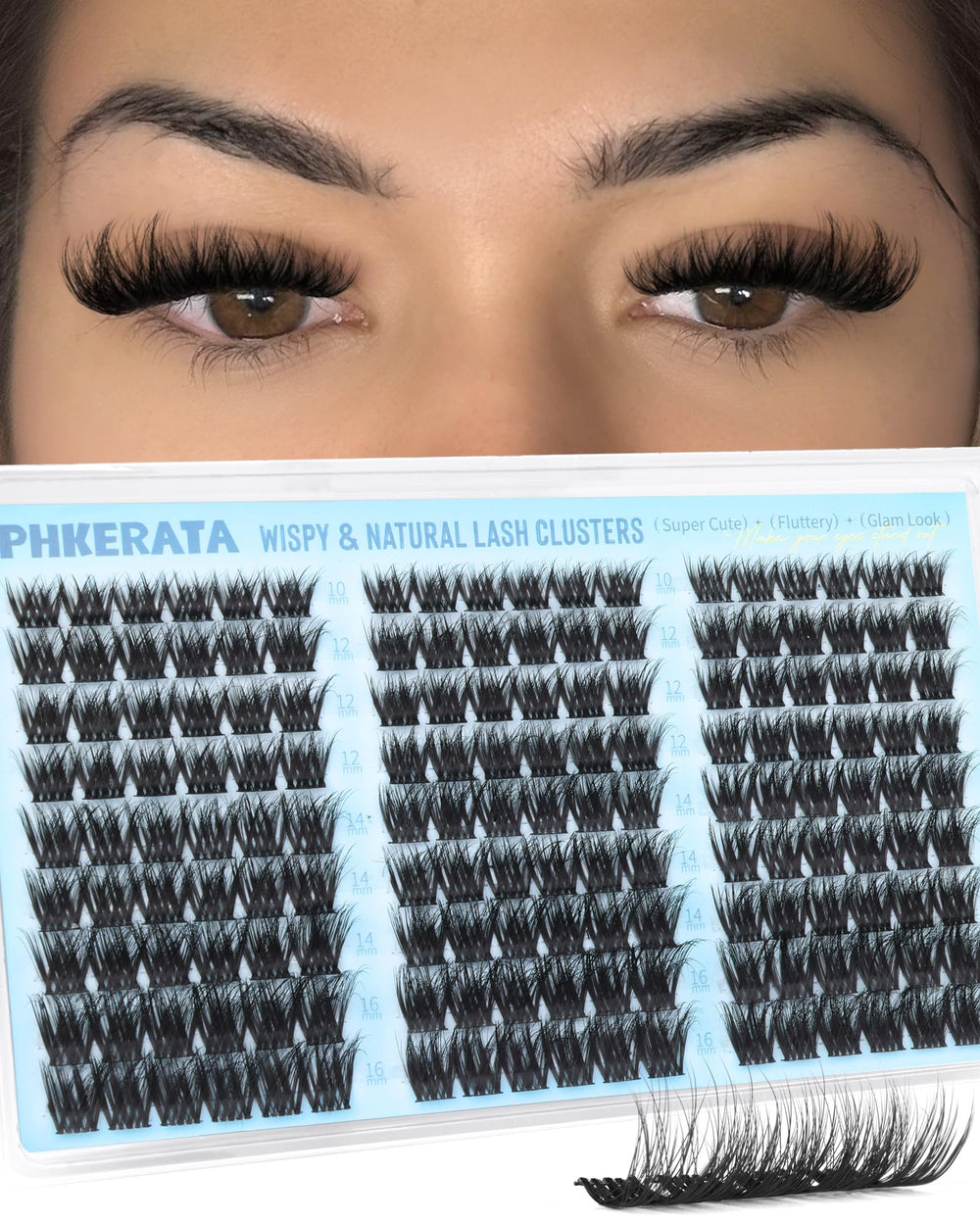 PHKERATA versatile clusters for daily or evening styles.