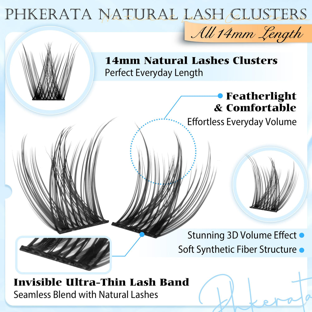PHKERATA soft lash band for all-day comfort during daily wear.