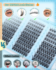 PHKERATA soft thin-band lashes for comfortable all-day wear.