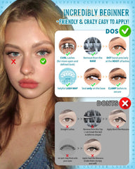 PHKERATA ultra-thin band provides comfortable wear along the lash line.