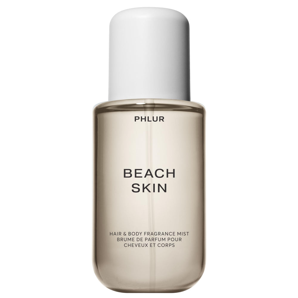PHLUR Beach Skin Mist bottle closeup for everyday coastal freshness