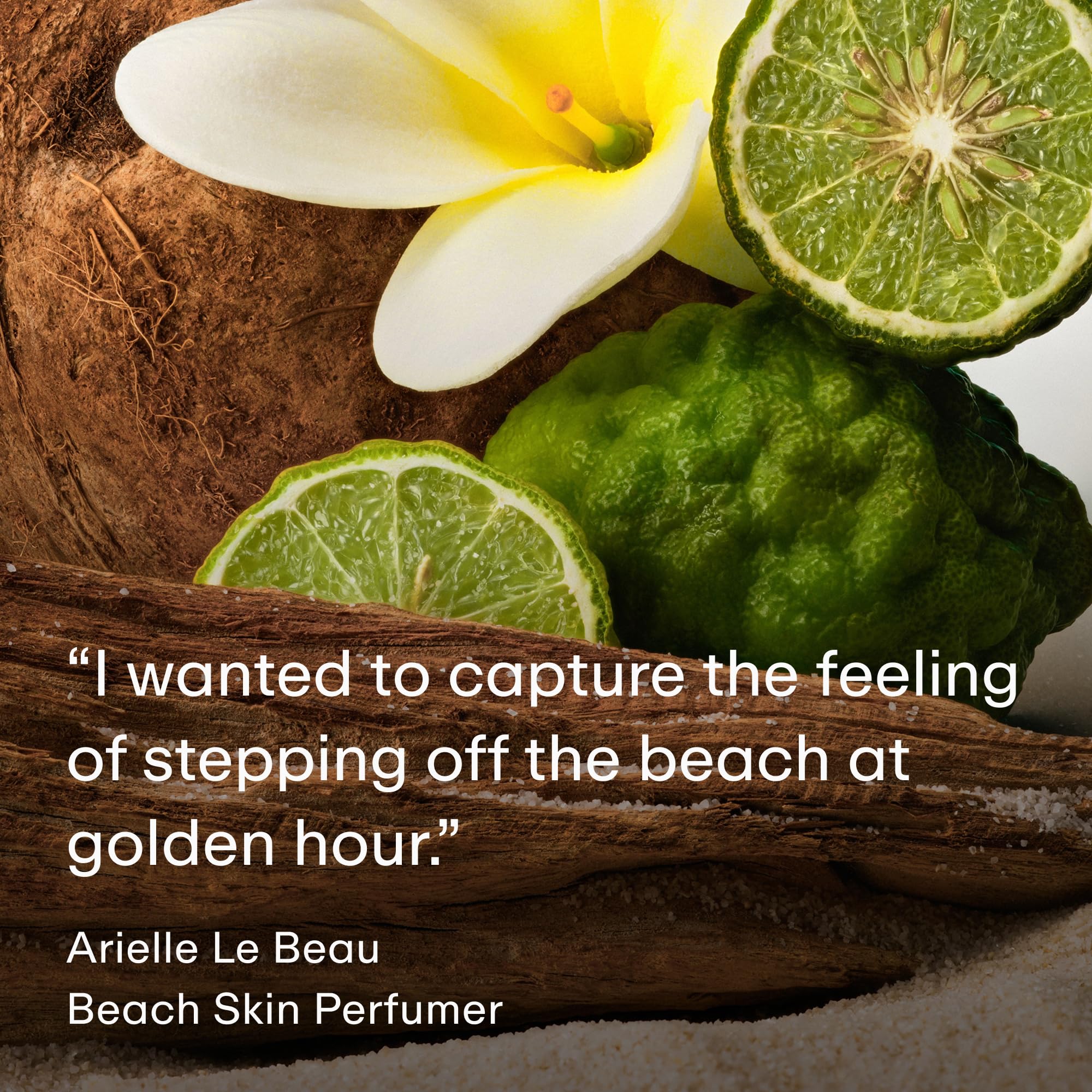 PHLUR Beach Skin Mist with soft woods finish for warmth