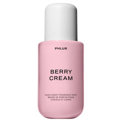 PHLUR Berry Cream bottle front, sleek design for daily wear.