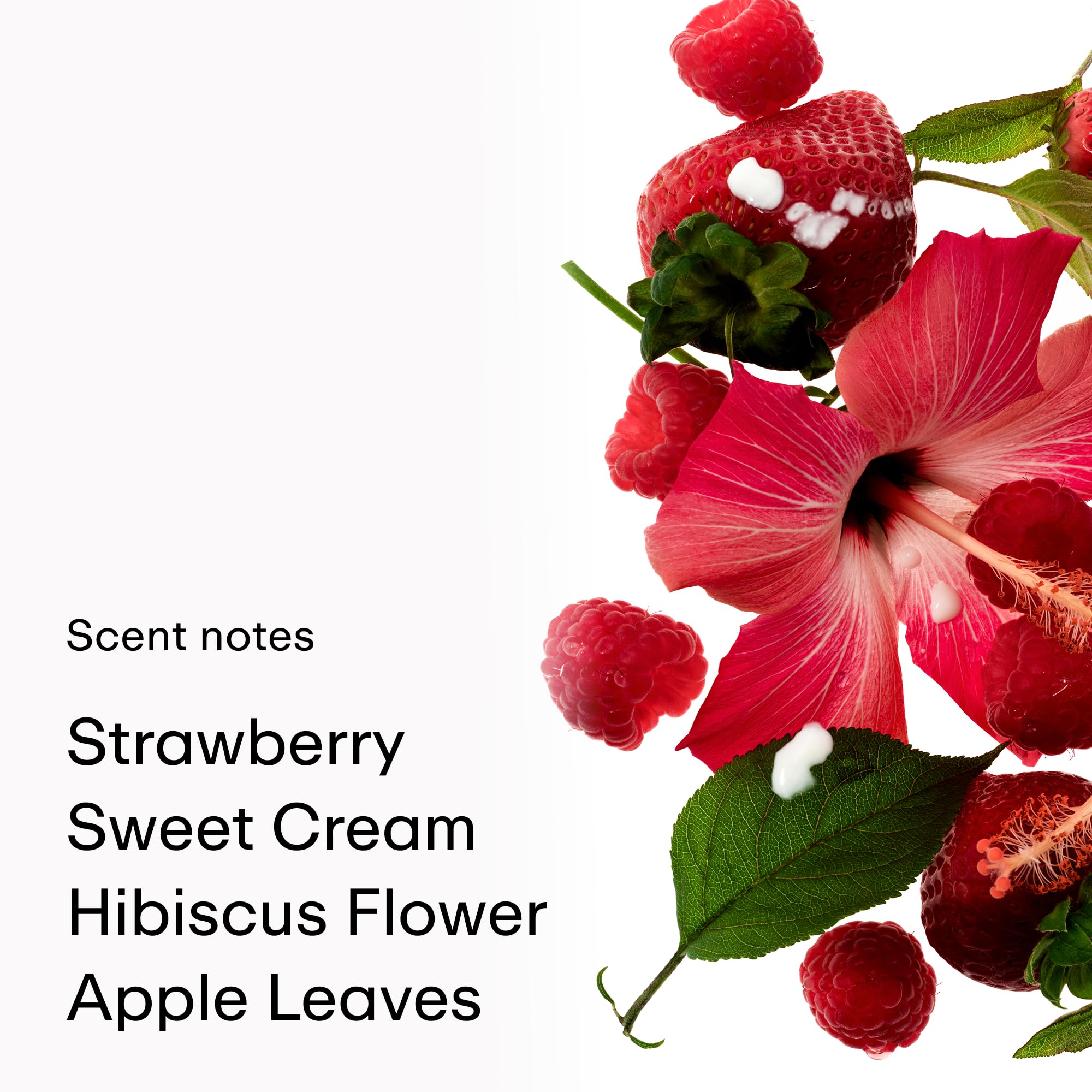 PHLUR Berry Cream mist on skin reveals light, lasting scent.