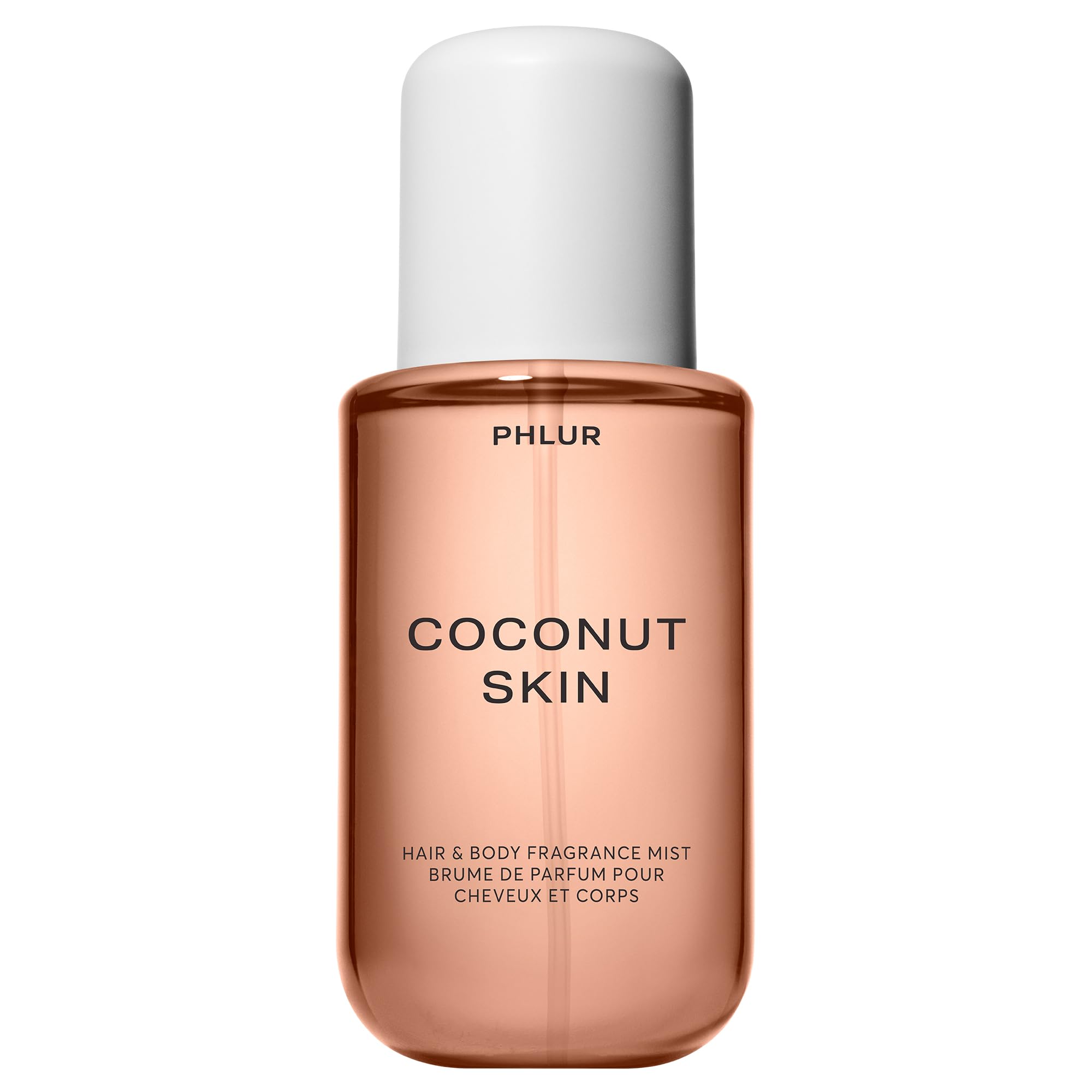 PHLUR Coconut Skin Body Mist bottle front view for everyday fragrance.