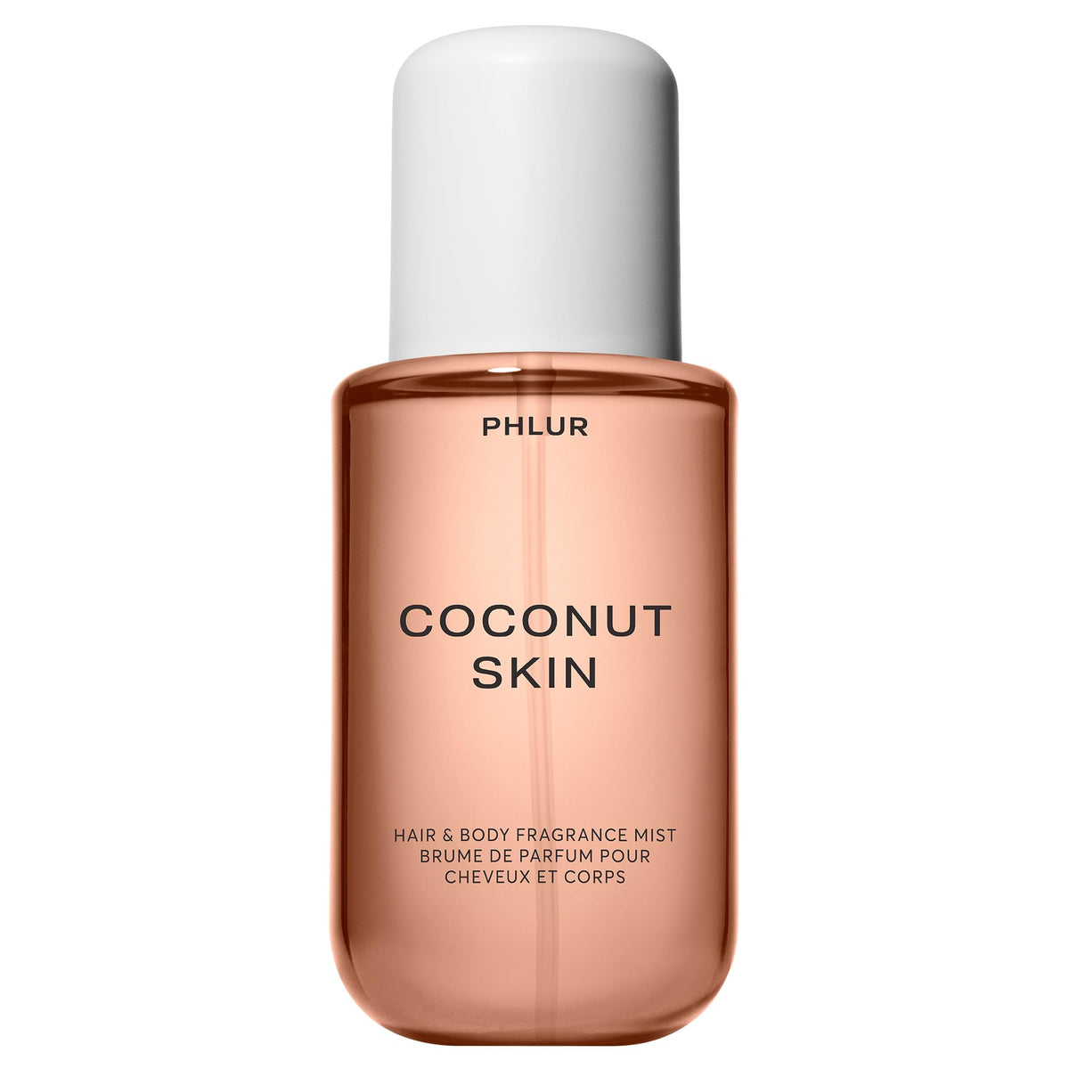 PHLUR Coconut Skin Body Mist bottle front view for everyday fragrance.