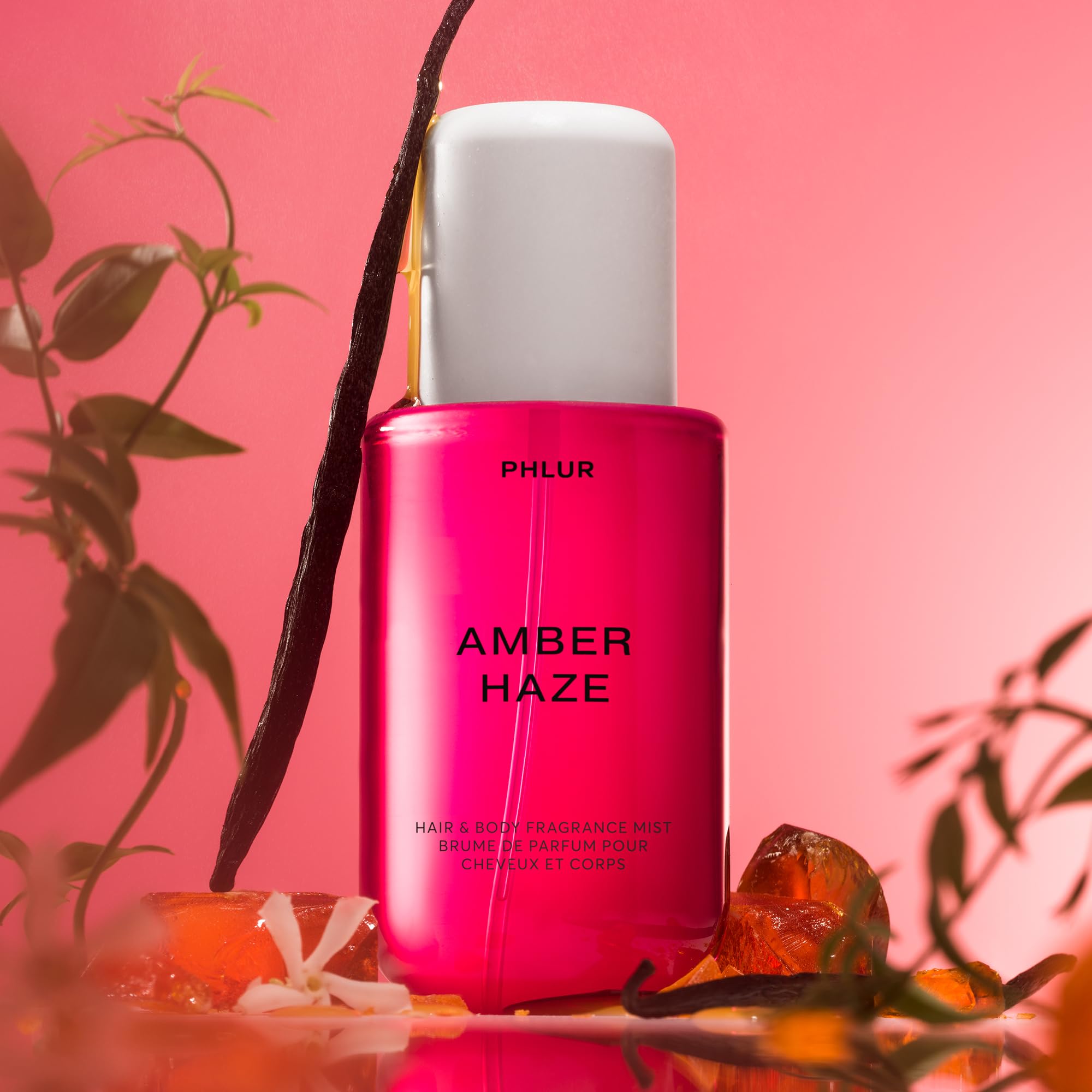 PHLUR Dragon Fruit Body Mist close-up highlights fruity notes