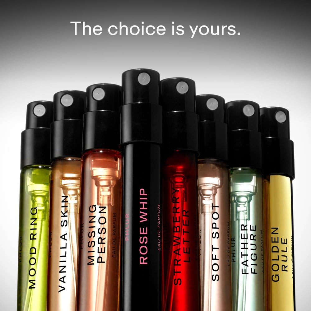 PHLUR Vanilla Skin 2mL sample offering warm sweetness for day or night wear.